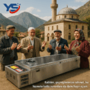 Bu satırları telefonda, sosyal medyada ya da web sitemizde okuyorsanız; aslında sizin için küçük ama sonuçları büyük bir hayır kapısı aralanıyor olabilir. Bir hayırsever olarak mahallenize/köyünüze bir adet klimalı tabut bağışlayabilirsiniz. Bir iş insanı olarak memleketinize, doğduğunuz köye/camiye, anne-babanızın adına bu sistemi hediye edebilirsiniz. Bir muhtar, imam, belediye yetkilisi veya devlet kurumu yöneticisi olarak kurumunuza bu sistemi kazandırmak için adım atabilirsiniz. Belki hiç tanımadığınız yüzlerce, binlerce insan; yıllar boyunca bu sistem sayesinde son yolculuğuna daha insanca, daha düzenli ve daha saygılı şekilde uğurlanacak. Sizin adınız bilinmese bile, vesile olduğunuz bu hayır, ardınızdan sürdükçe devam edecek. Yıldızlar Soğutma klimalı tabut sistemleri; cenazelerin hijyenik, saygılı ve İslami hassasiyetlere uygun şekilde muhafazasını sağlar. Satın alarak veya bağışta bulunarak bu hayra siz de ortak olun.